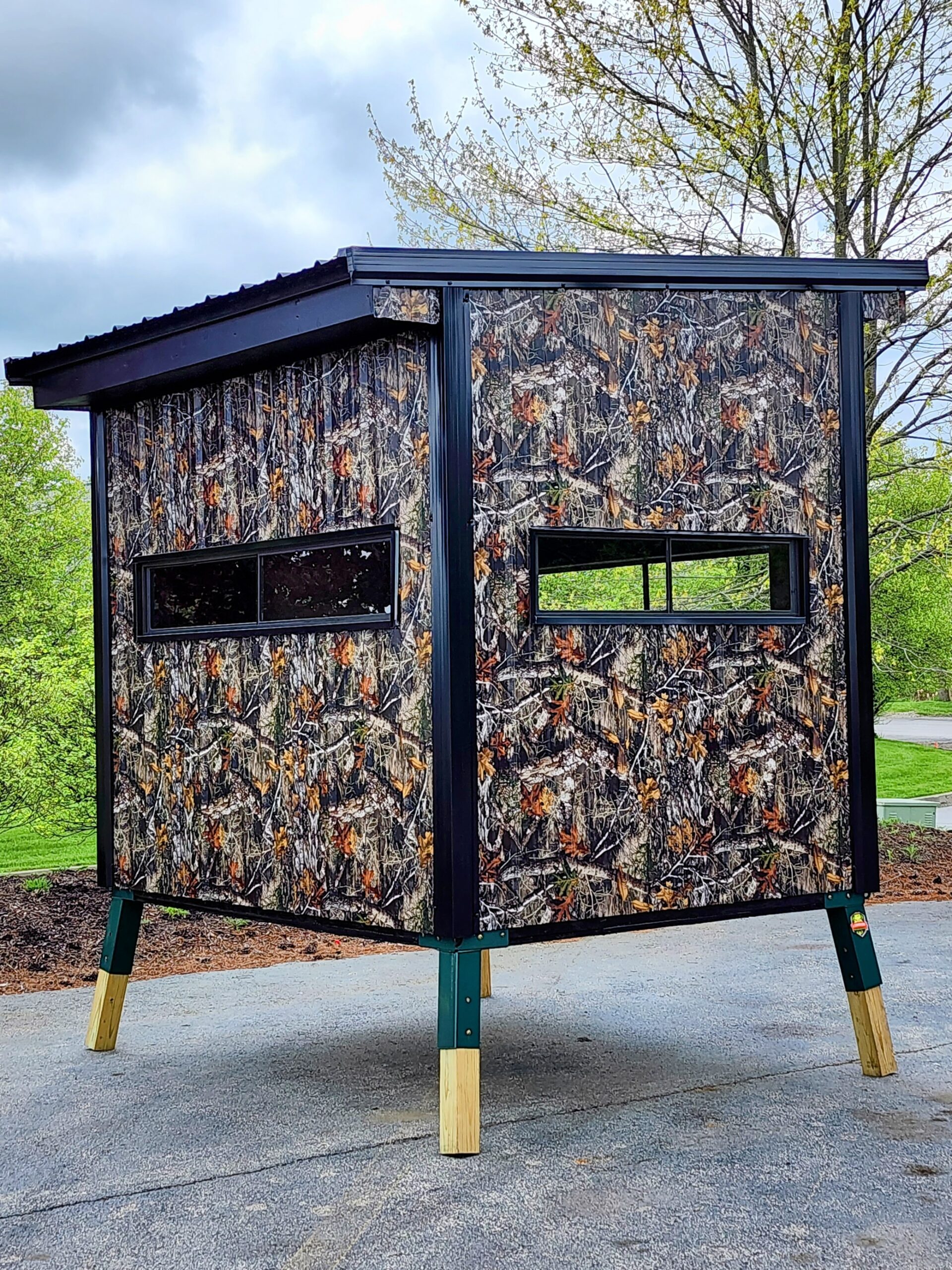 camo hunting blind