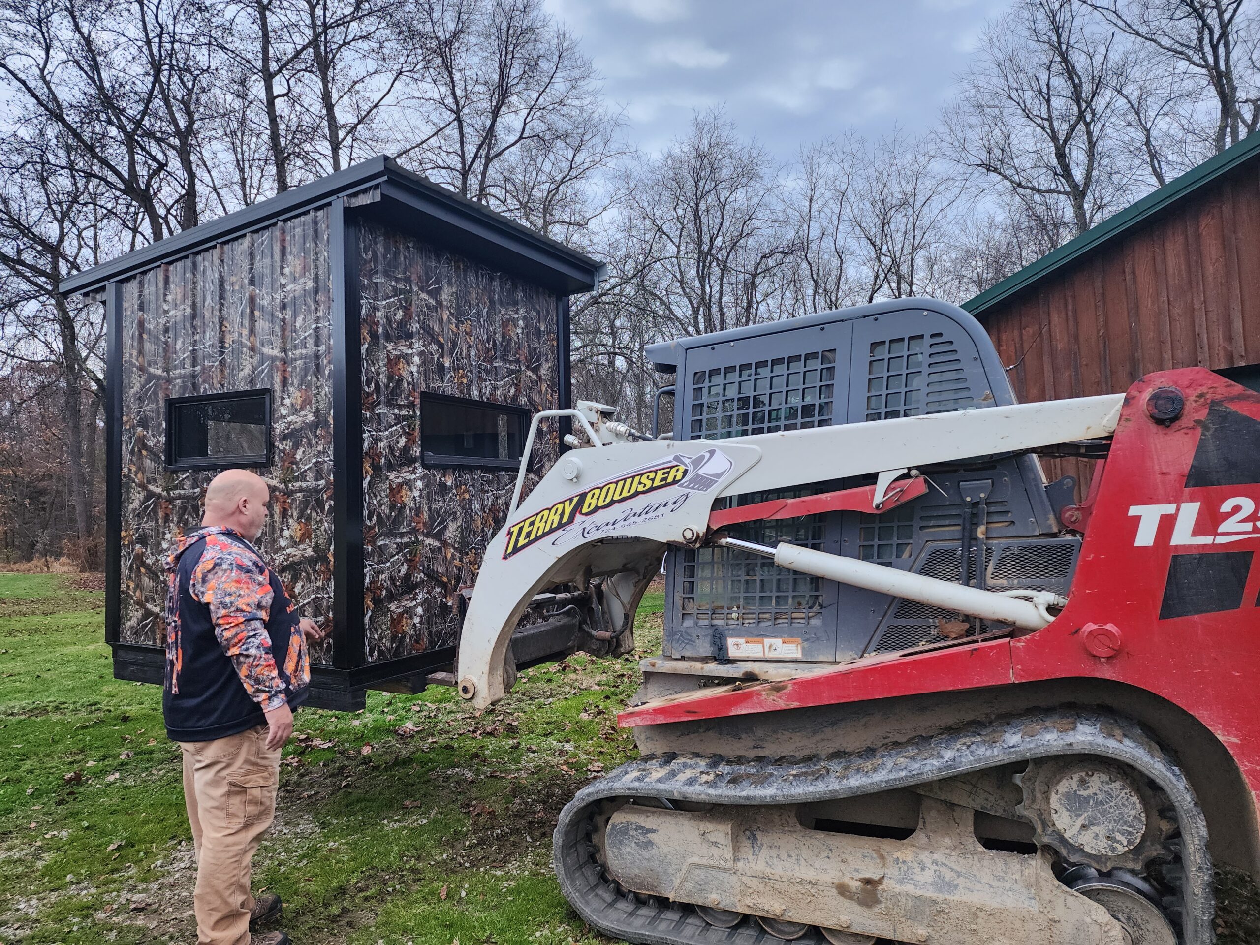custom deer stand site prep