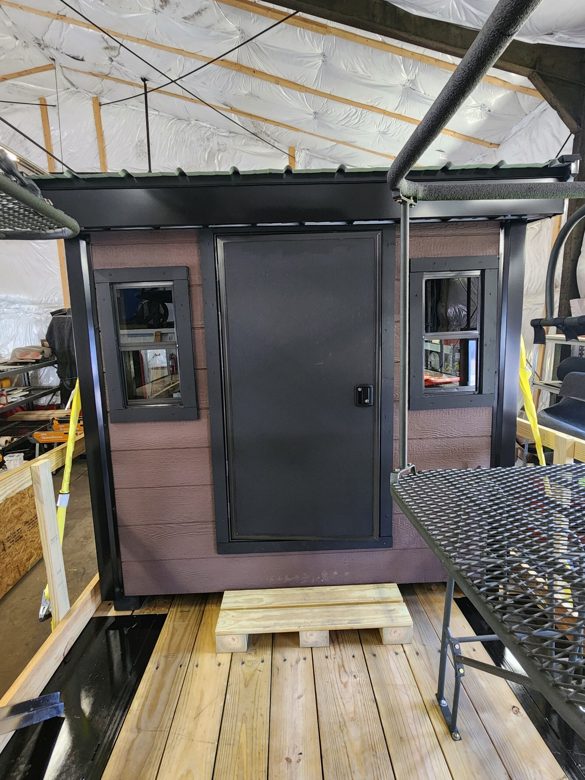 brown hunting blind
