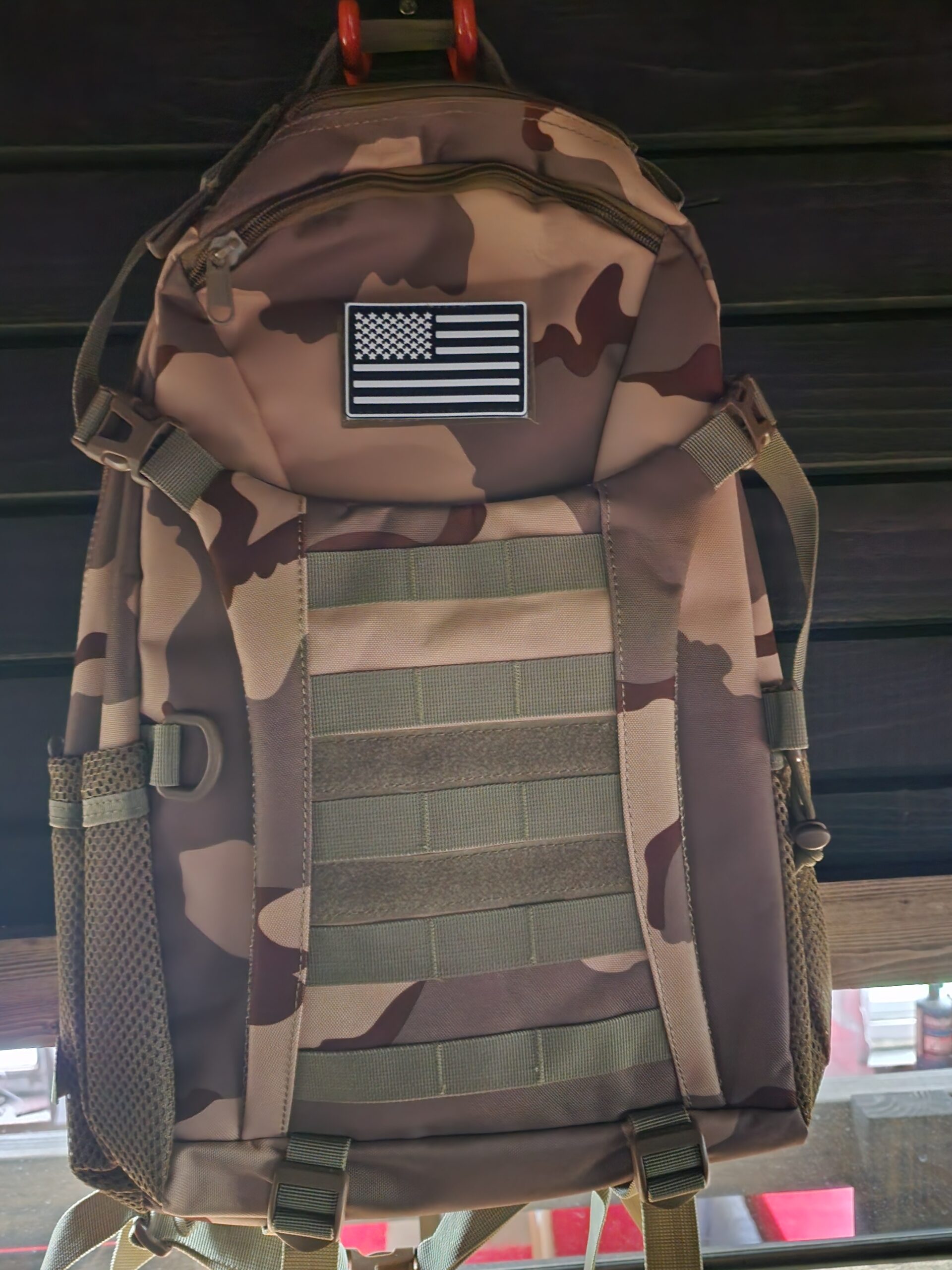 camo backpack