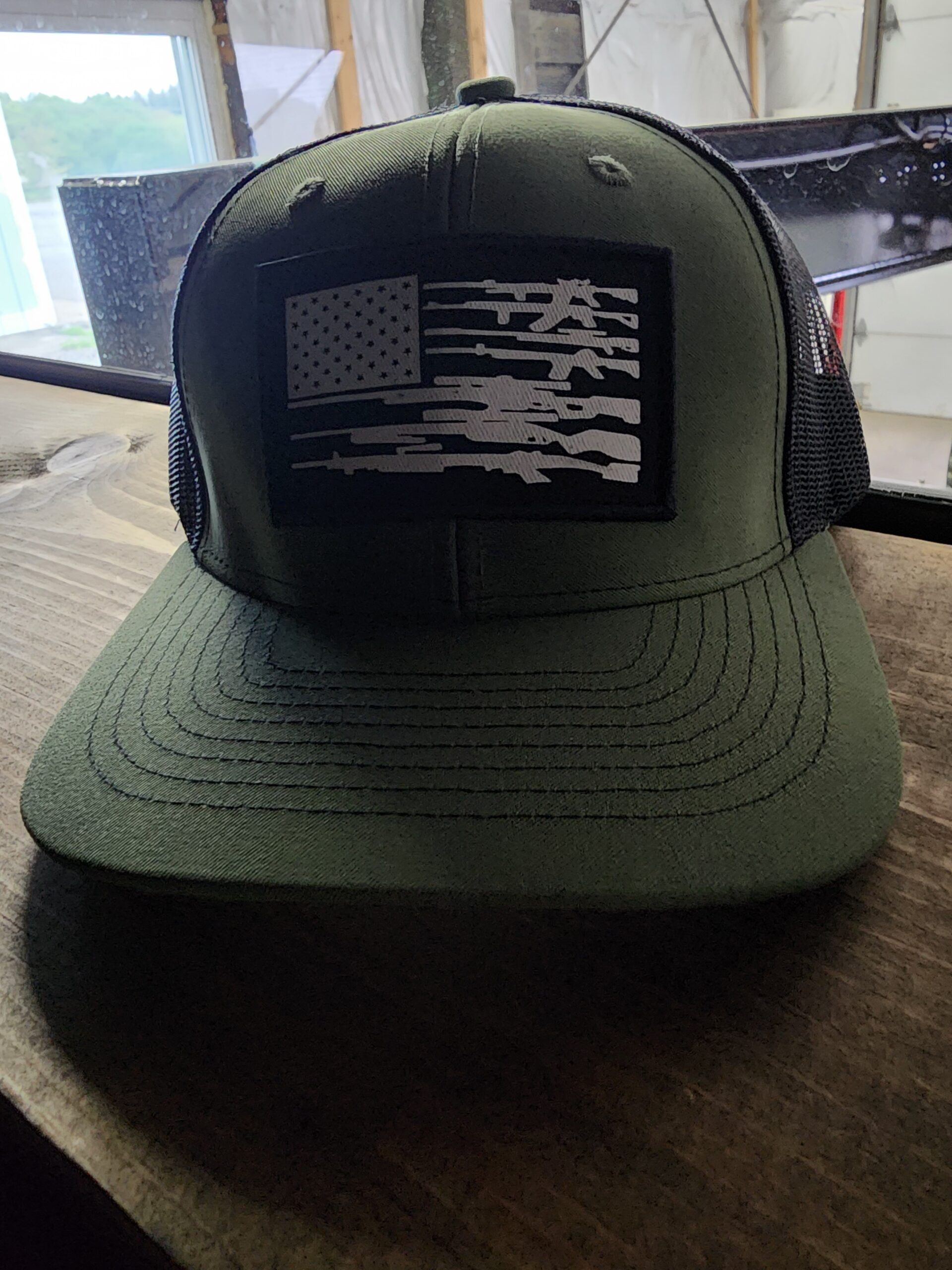 american flag cap