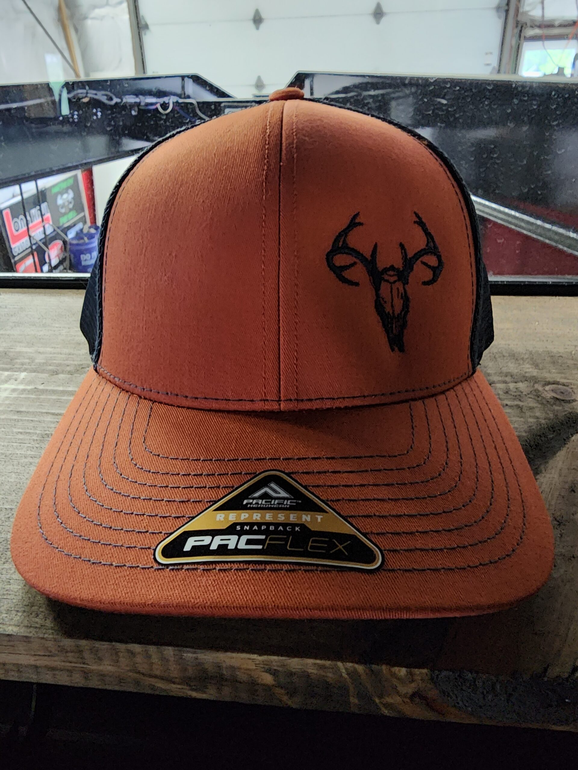rust orange cap