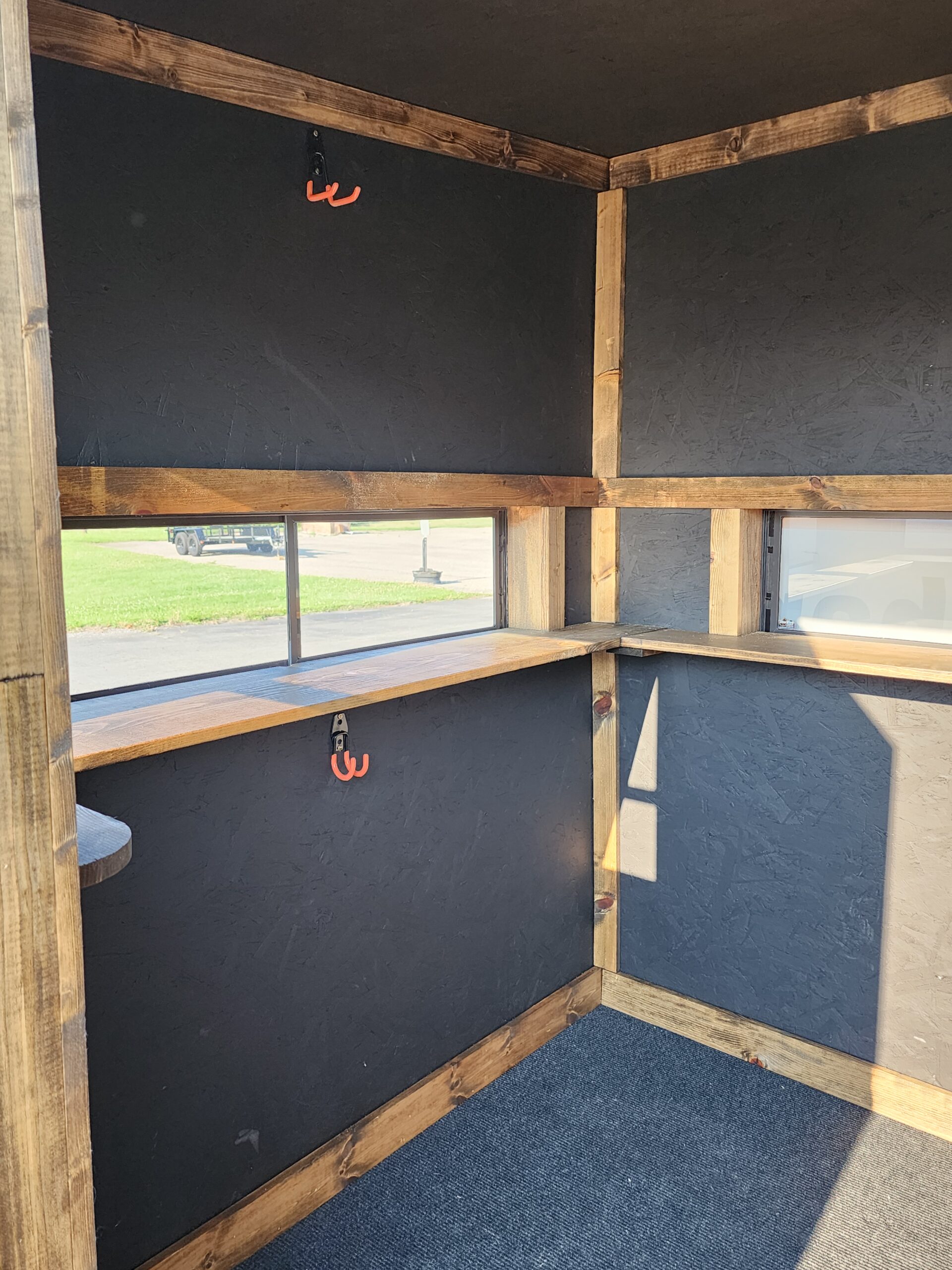 hunting blind interior