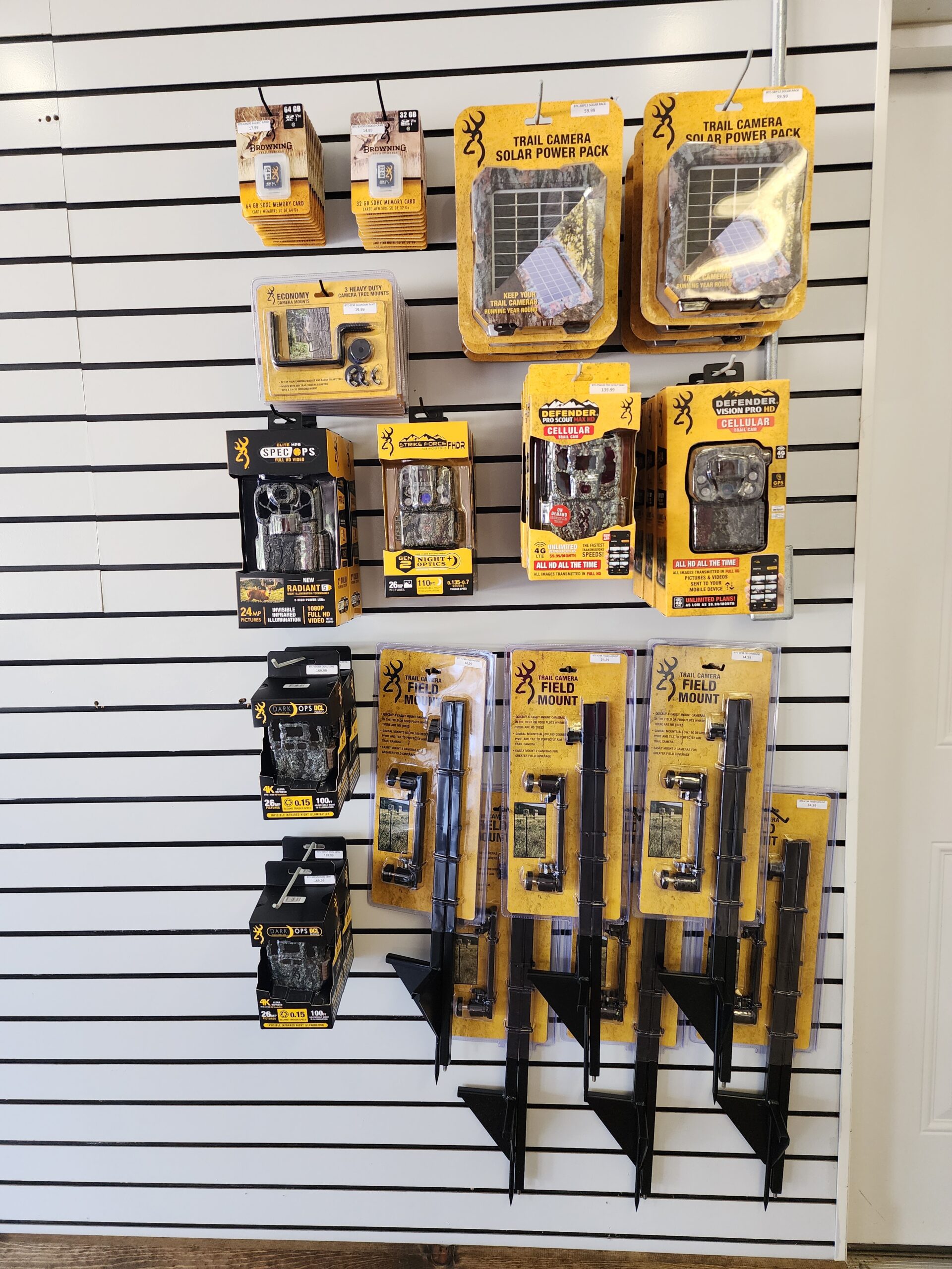 browning trail cameras and accessories
