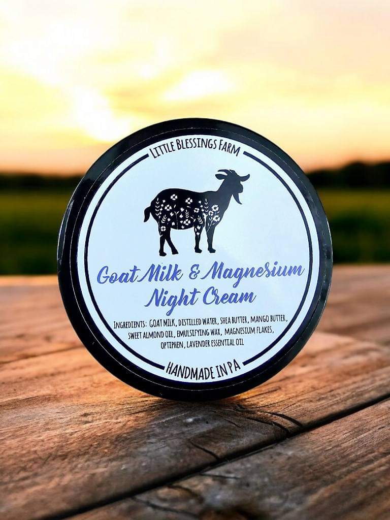 goat milk and magnesium night cream